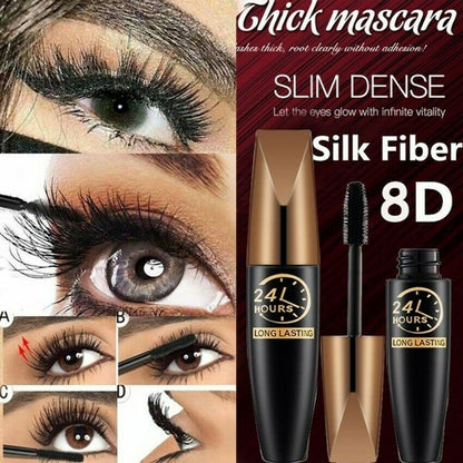 The World’s Best  4D Waterproof Silk Fibre Thick Lengthening Mascara