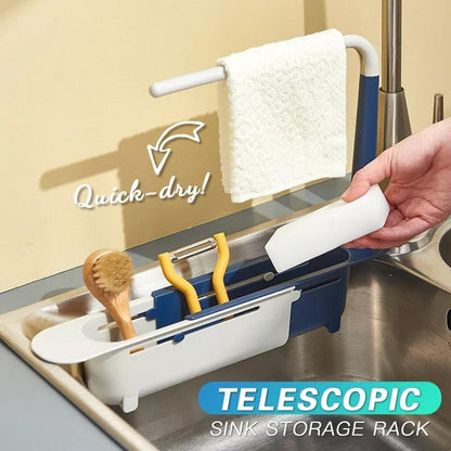 🔥Hot Sale🔥Updated Telescopic Sink Storage Rack