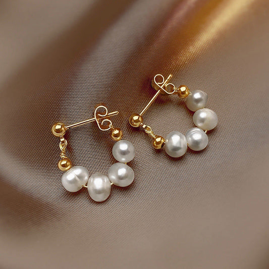 [Best gift] Elegant Simulated Pearls Earrings