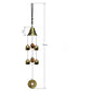 Large Outdoor Lucky Wind Chimes for Good Luck